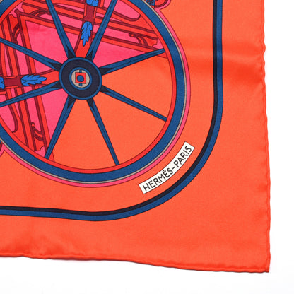 Hermes Silk Washington's Carriage Scarf 65 4 of 6