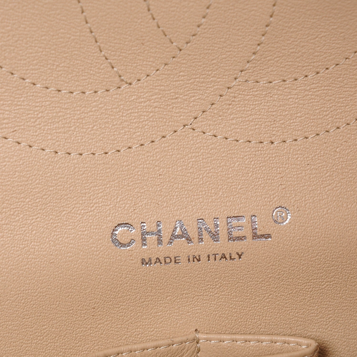 Chanel Caviar Quilted Jumbo Double Flap Beige Clair 7 of 8
