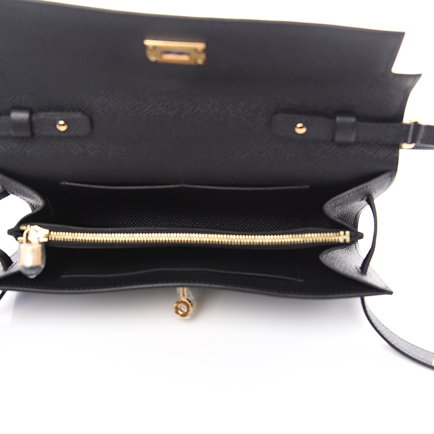 Hermes Epsom Kelly Wallet To Go Black 4 of 6