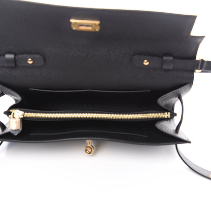 Hermes Epsom Kelly Wallet To Go Black 4 of 6
