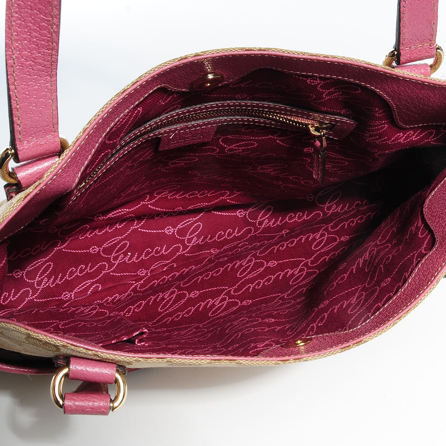 Monogram Medium Charmy Shoulder Bag Pink