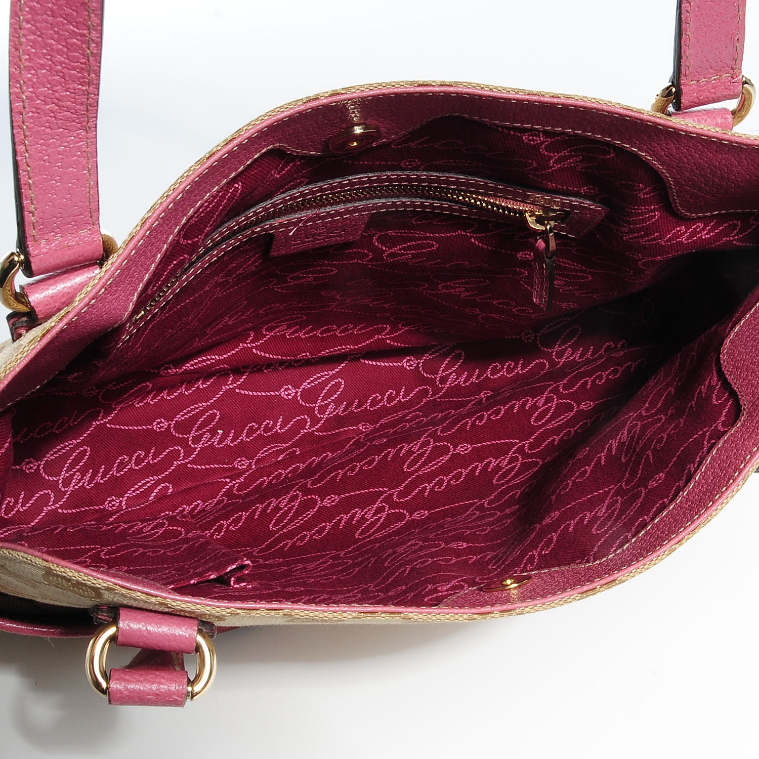 Gucci Monogram Medium Charmy Shoulder Bag Pink 5 of 7