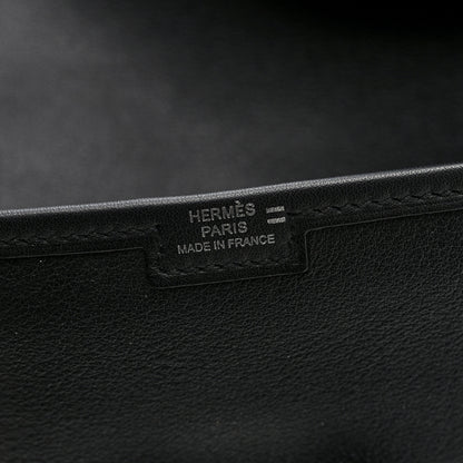 Hermes Swift Lizard Jige Touch Duo Clutch Black Ombre 7 of 10