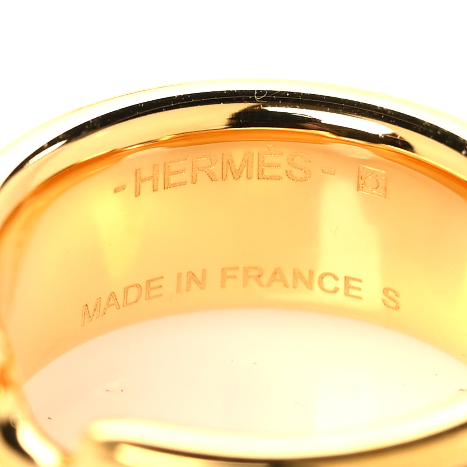 Hermes Epsom Olympe Ear Cuff PM Etoupe 3 of 4