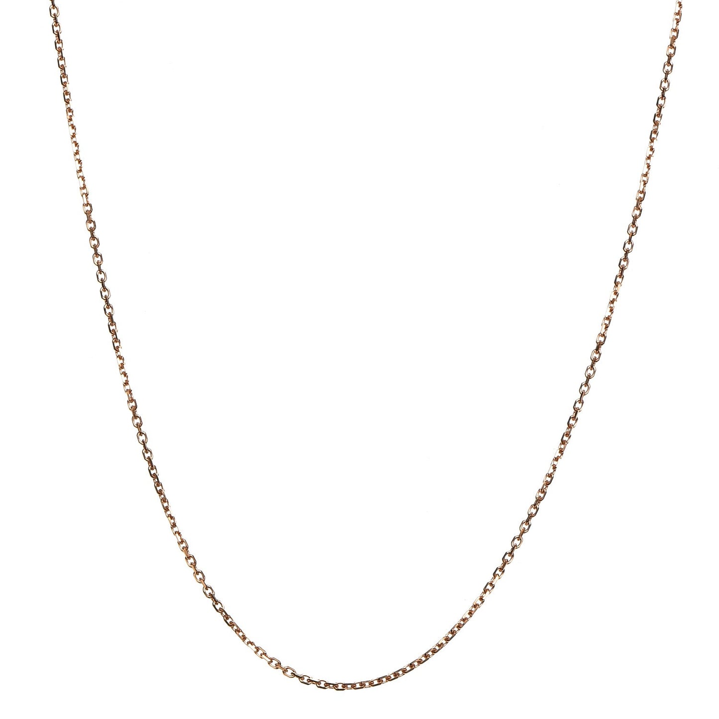 18K Rose Gold Trace Chain