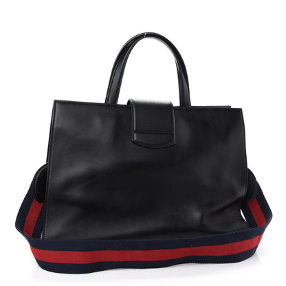 Gucci Calfskin Large Dionysus Tote Bag Black 3 of 10