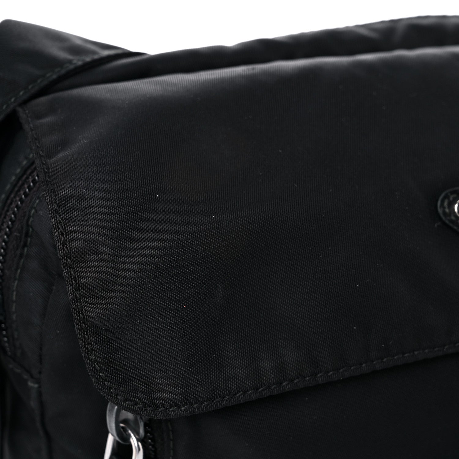 Prada Nylon Messenger Bag Black 11 of 14