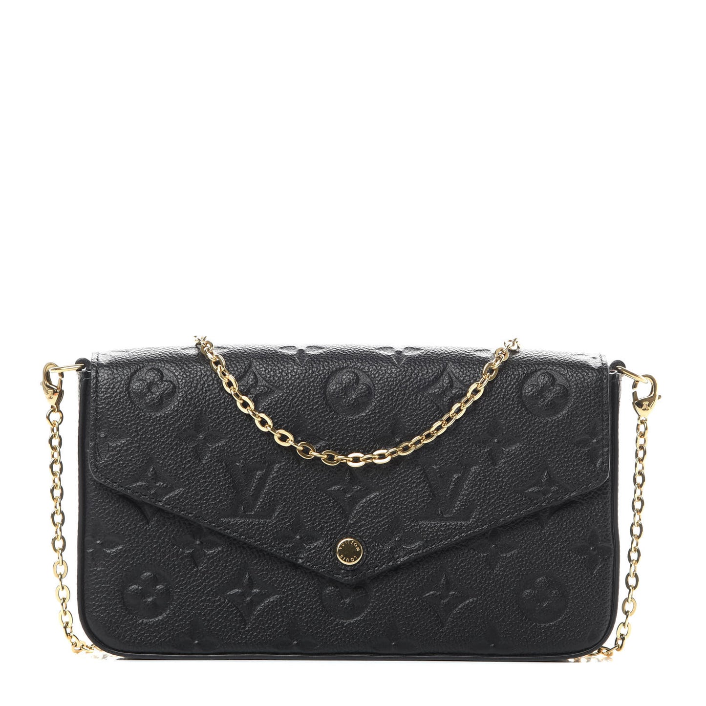 Empreinte Pochette Felicie Chain Wallet Black
