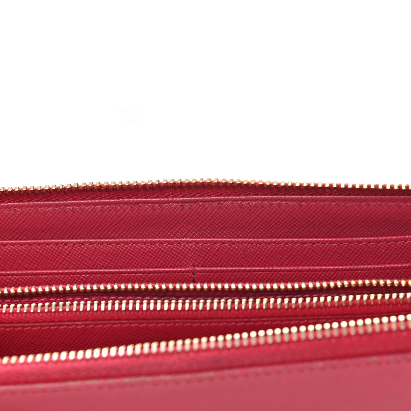 Saffiano Half Zip Wallet Ibisco