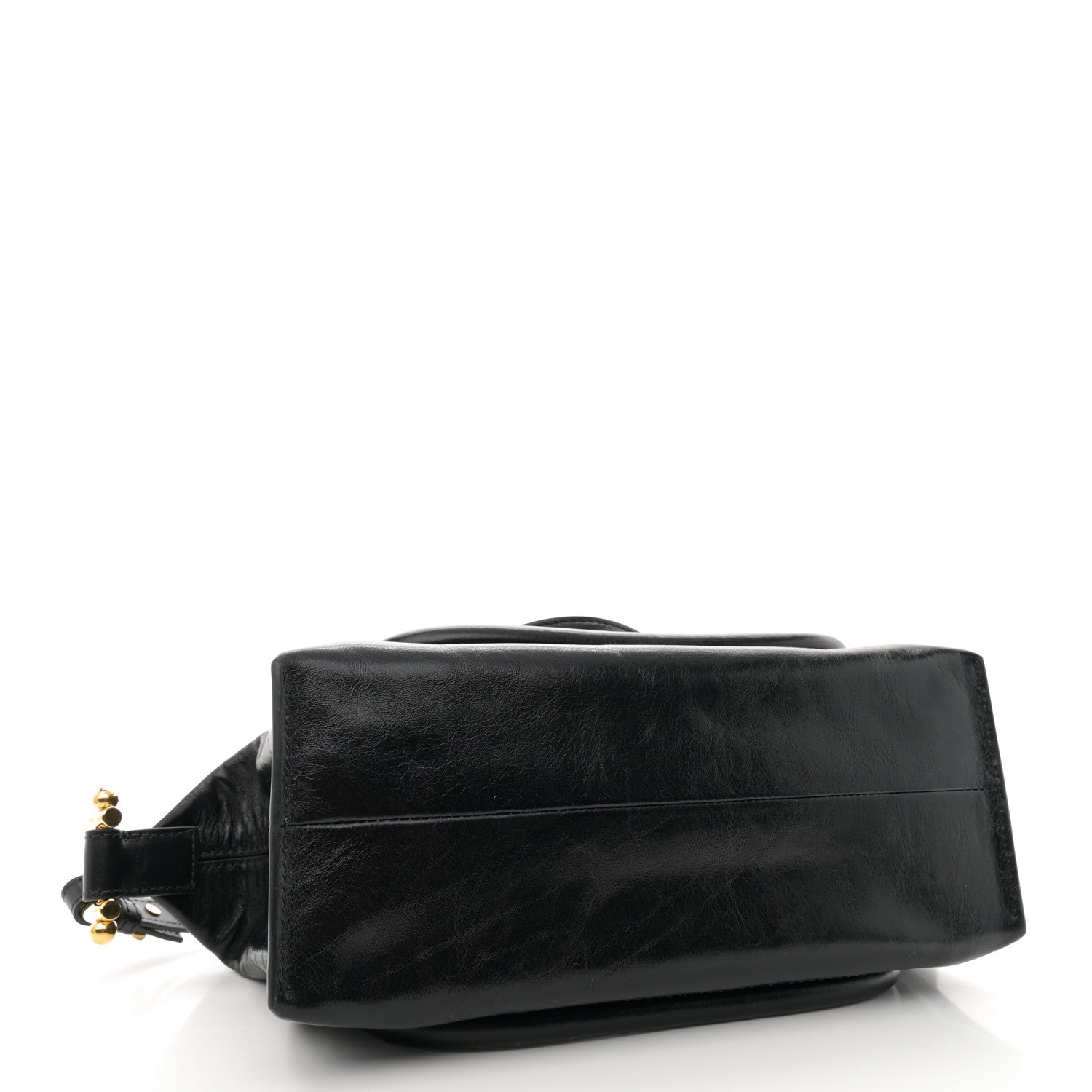 Chloe Natural Shiny Calfskin Small Paraty 24 Bag Black 4 of 10