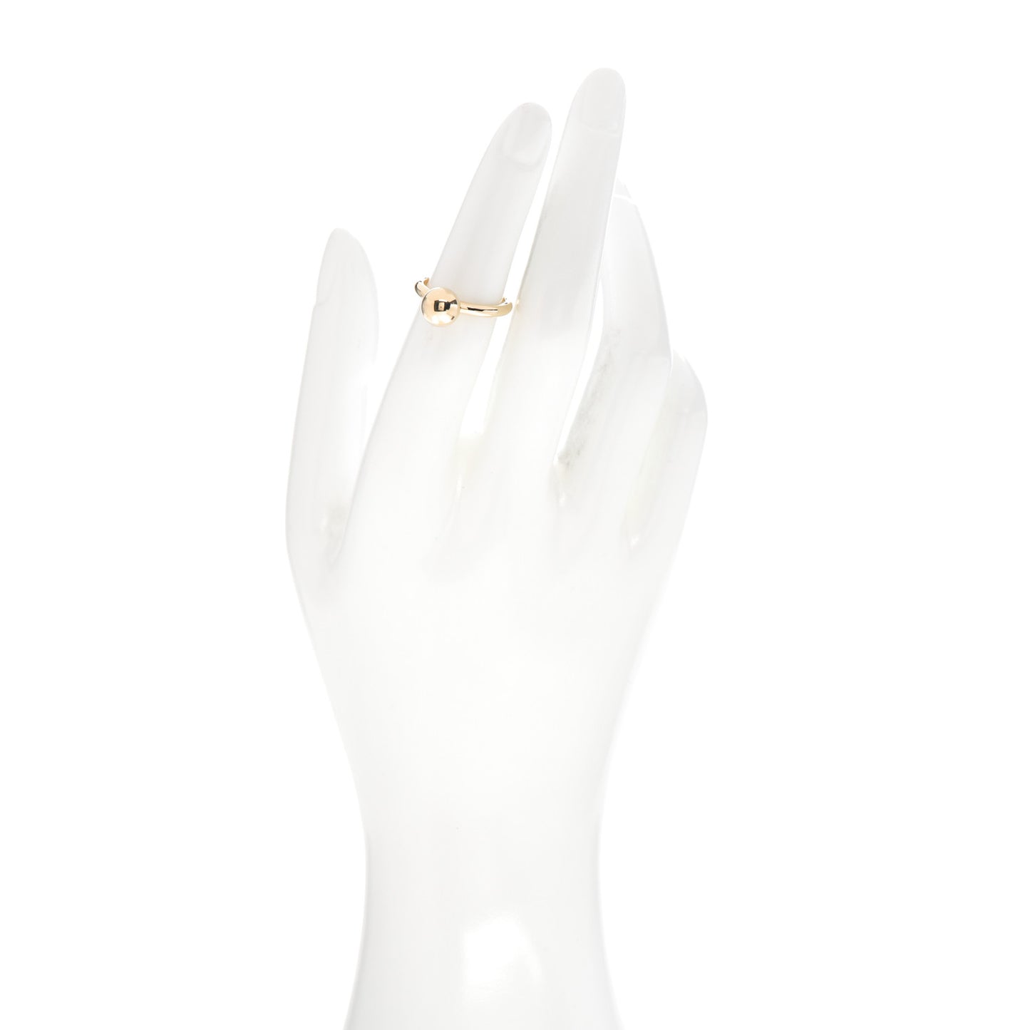18K Yellow Gold 8mm HardWear Ball Ring 49 5
