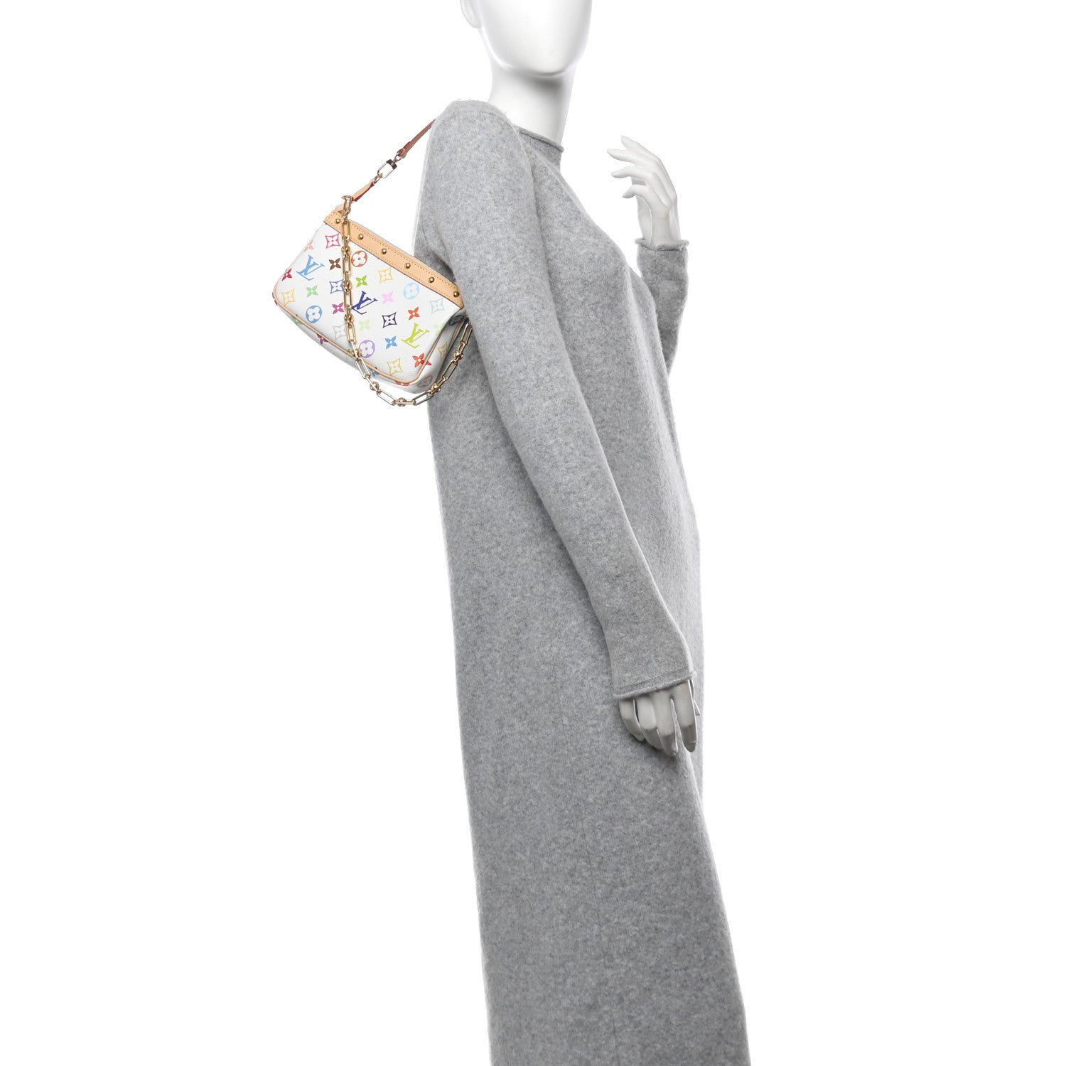 Louis Vuitton LV X TM Monogram Multicolor Pochette Accessories White 2 of 10