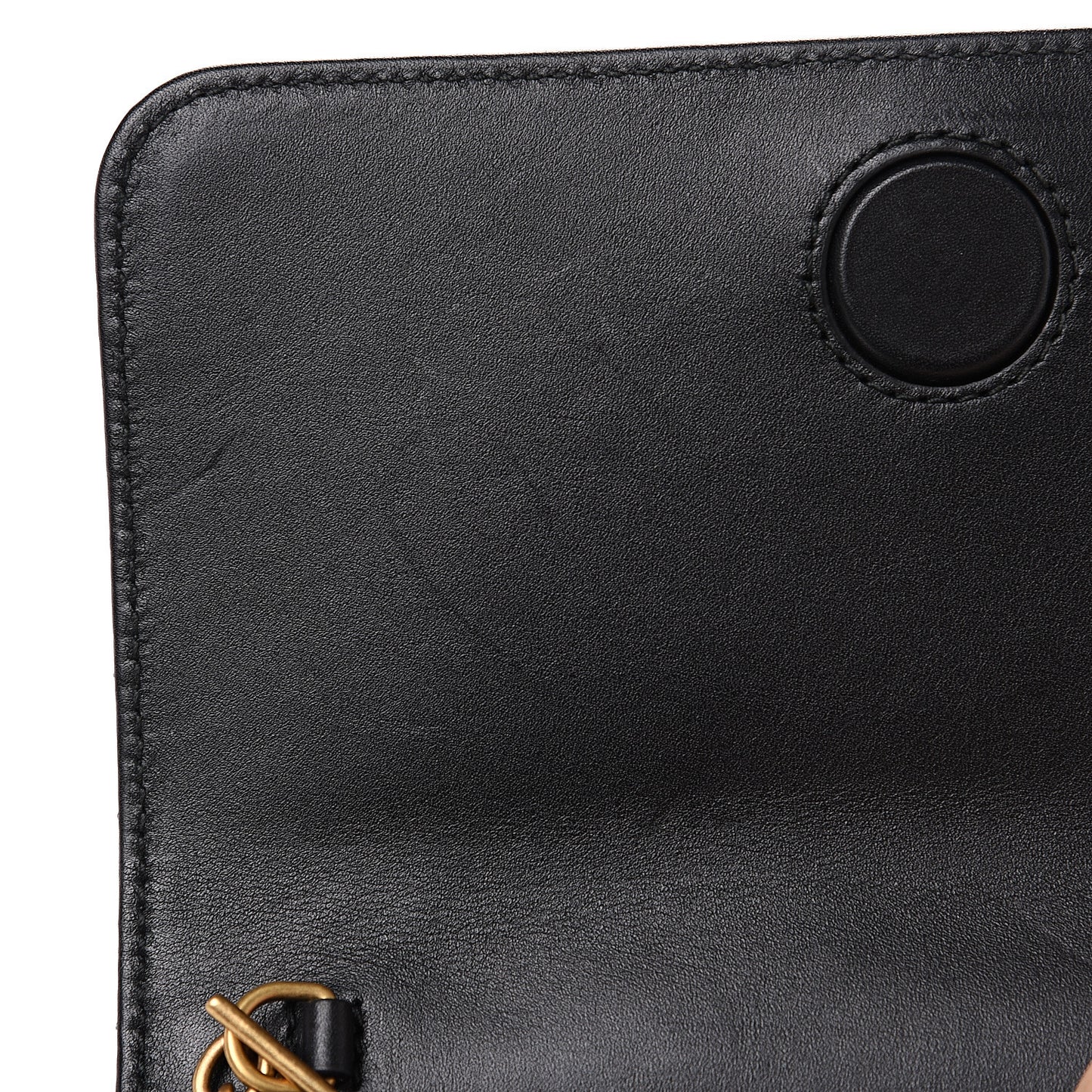 Calfskin Matelasse GG Marmont Mini Bag Black