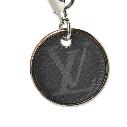Louis Vuitton Calfskin Monogram Eclipse ID Pocket Key Chain Bag Charm and Key Holder 4 of 4