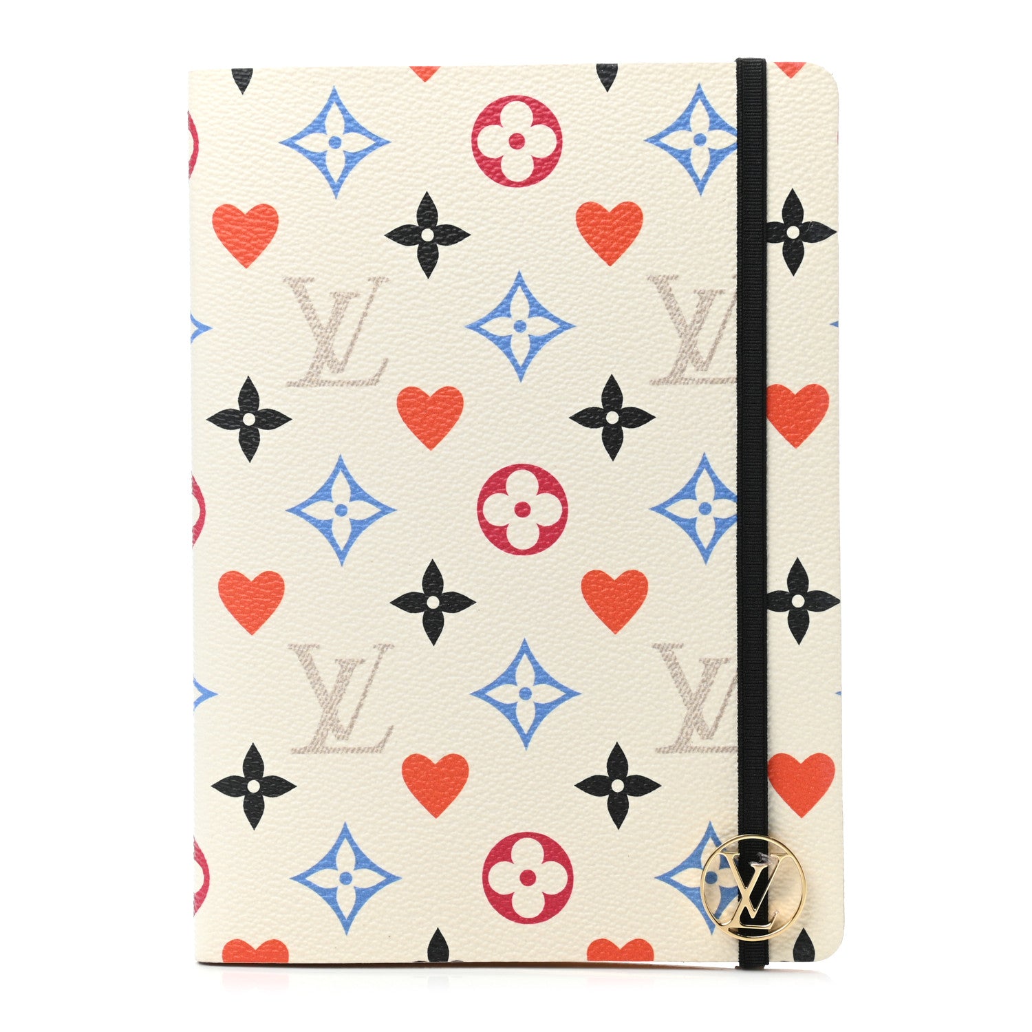 Louis Vuitton Game On Clemence Notebook MM White 1 of 4
