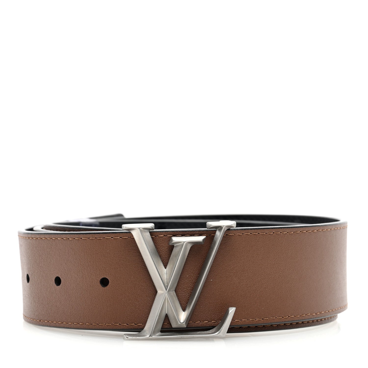 Louis Vuitton Monogram Illusion 40mm LV Initiales Reversible Belt 90 36 Black 2 of 8
