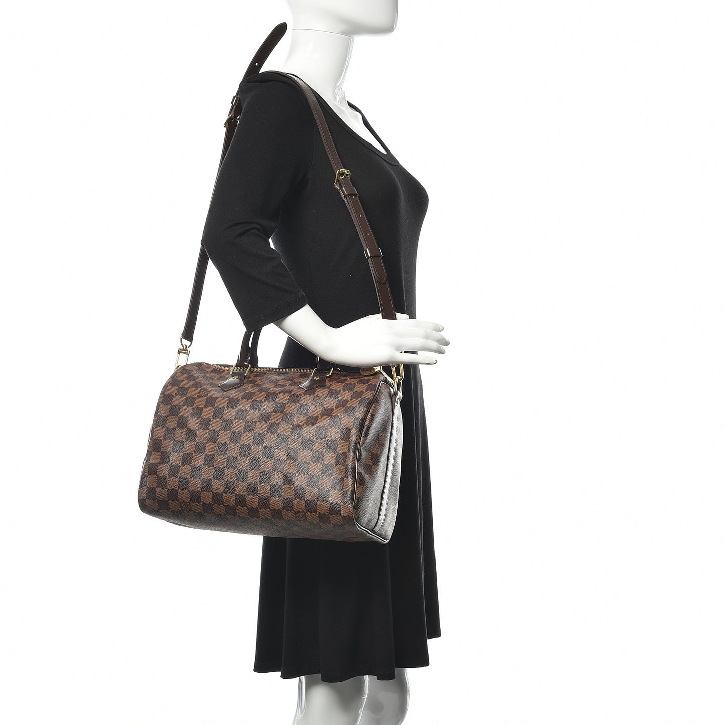 Damier Ebene Speedy Bandouliere 30