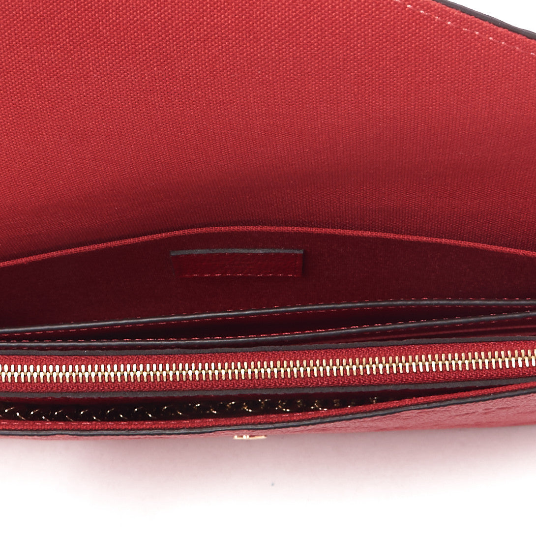 Louis Vuitton Empreinte Pochette Felicie Chain Wallet Scarlet 6 of 10