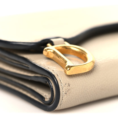 Christian Dior Goatskin Saddle Lotus Wallet Sand 8 of 8