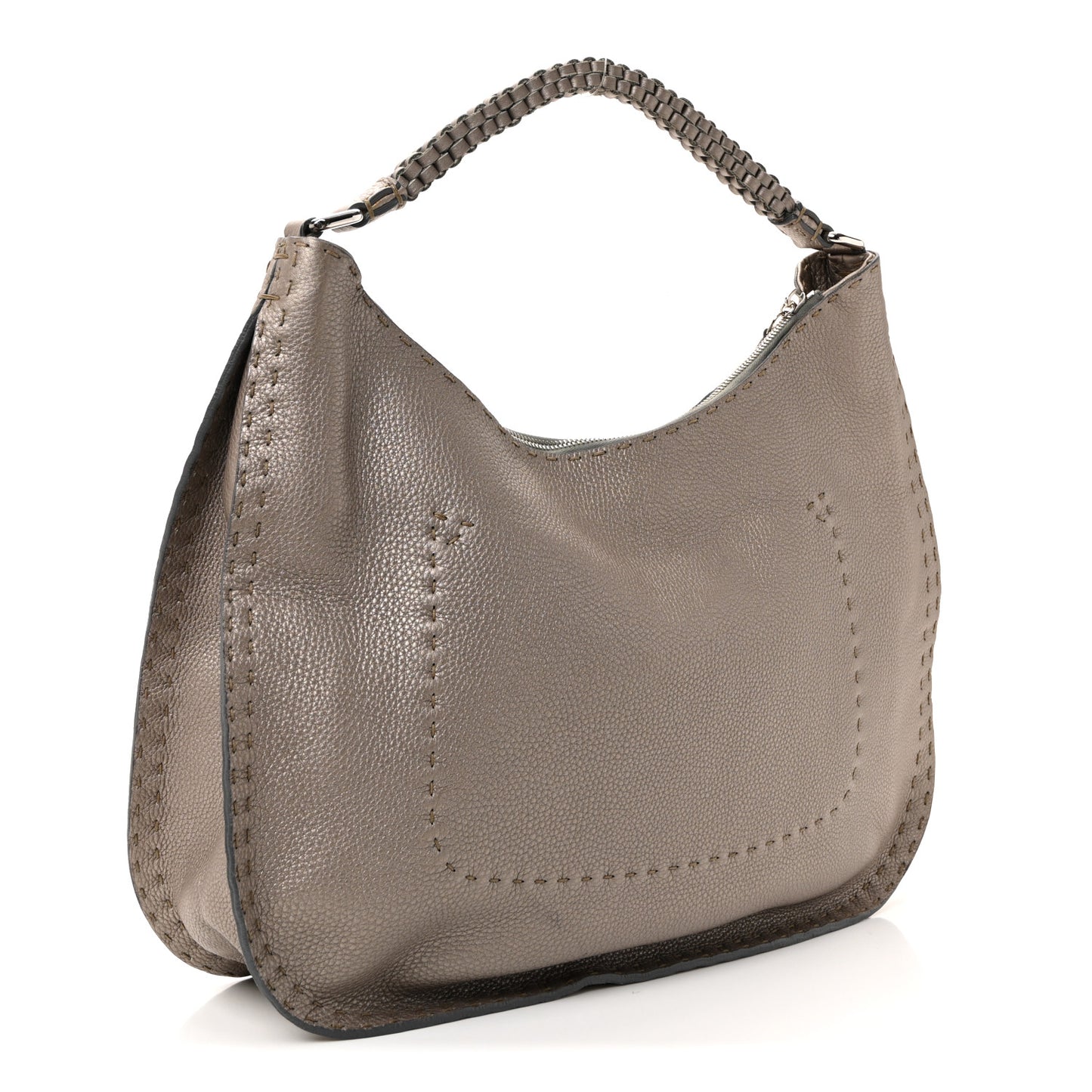Cuoio Romano Selleria Hobo Peltro