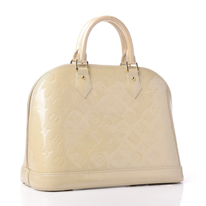 Louis Vuitton Vernis Alma PM Blanc Corail 3 of 9