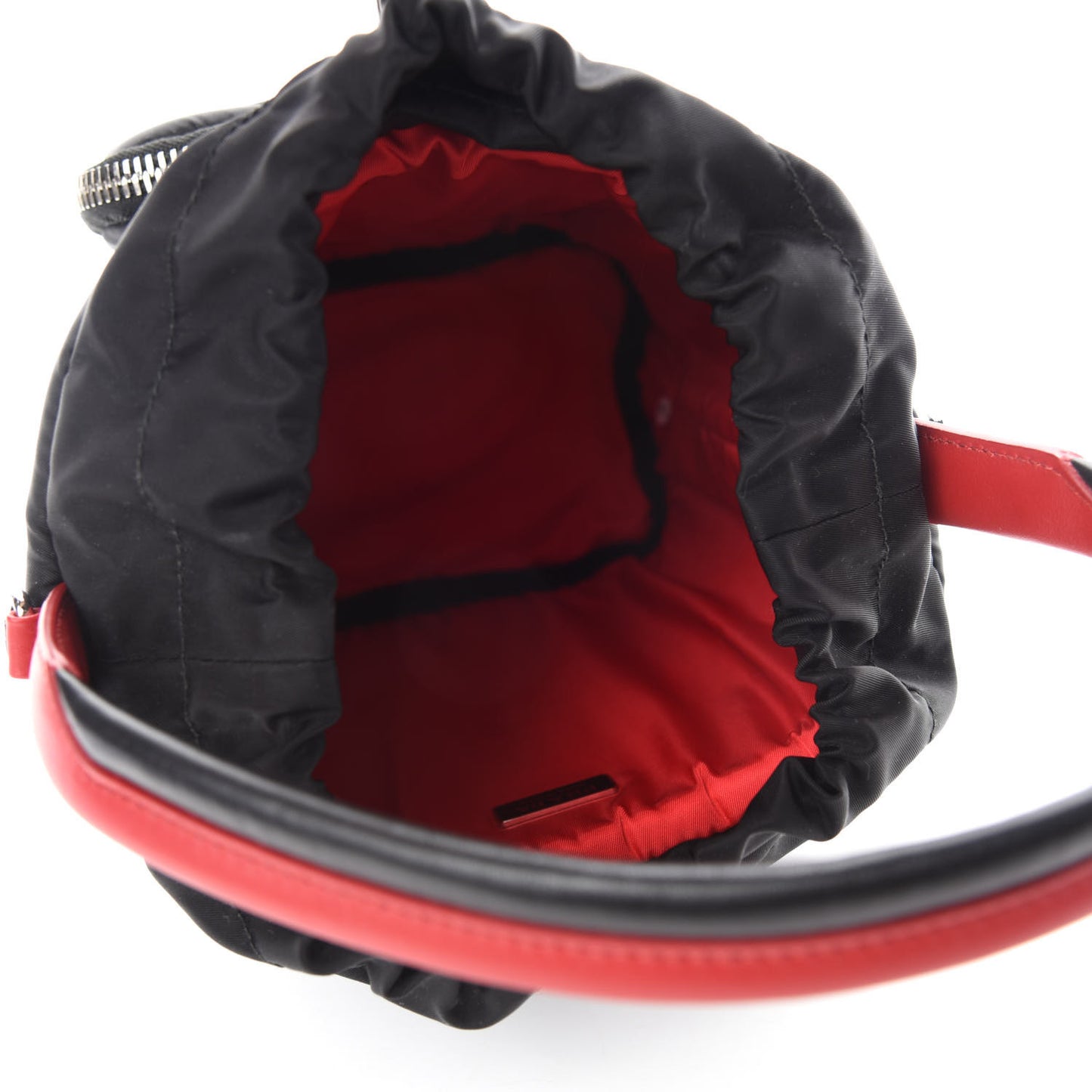 Tessuto Nylon Pocket Small Cargo Tote Black Fuoco