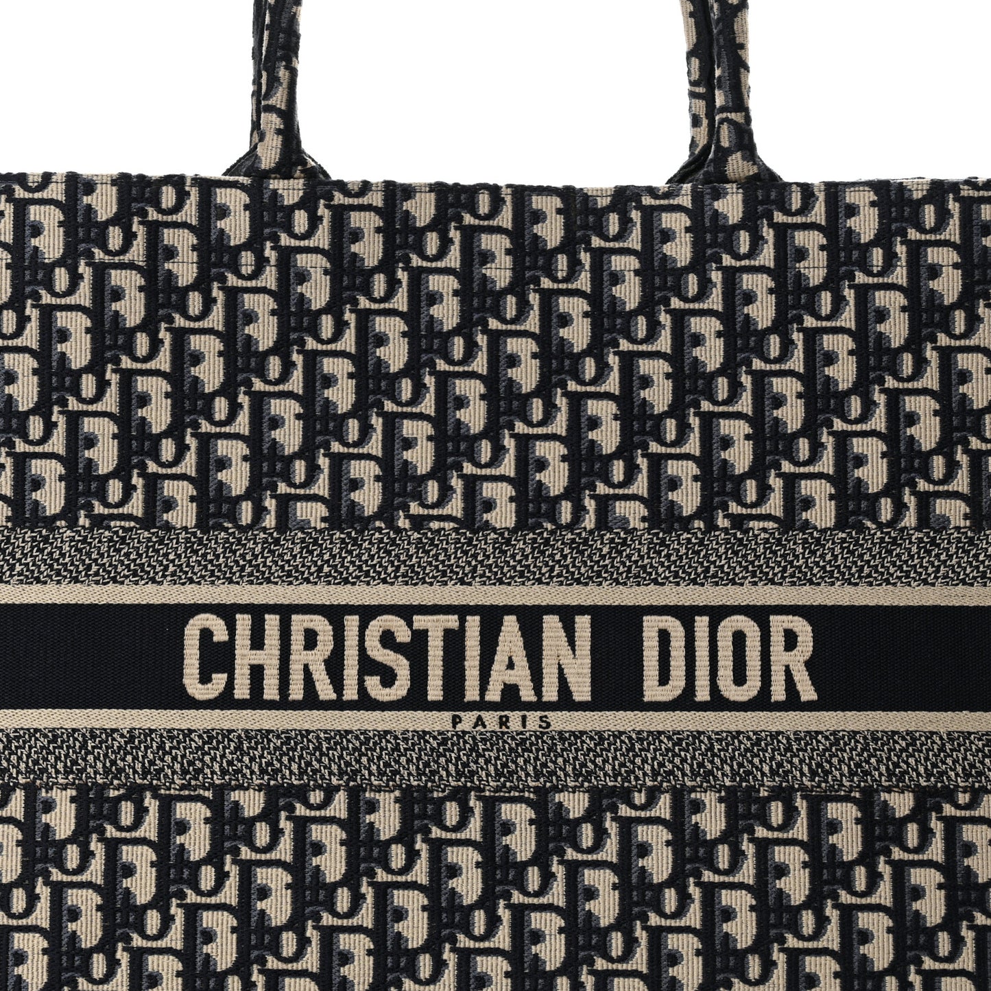 Oblique Large Book Tote Blue Multicolor