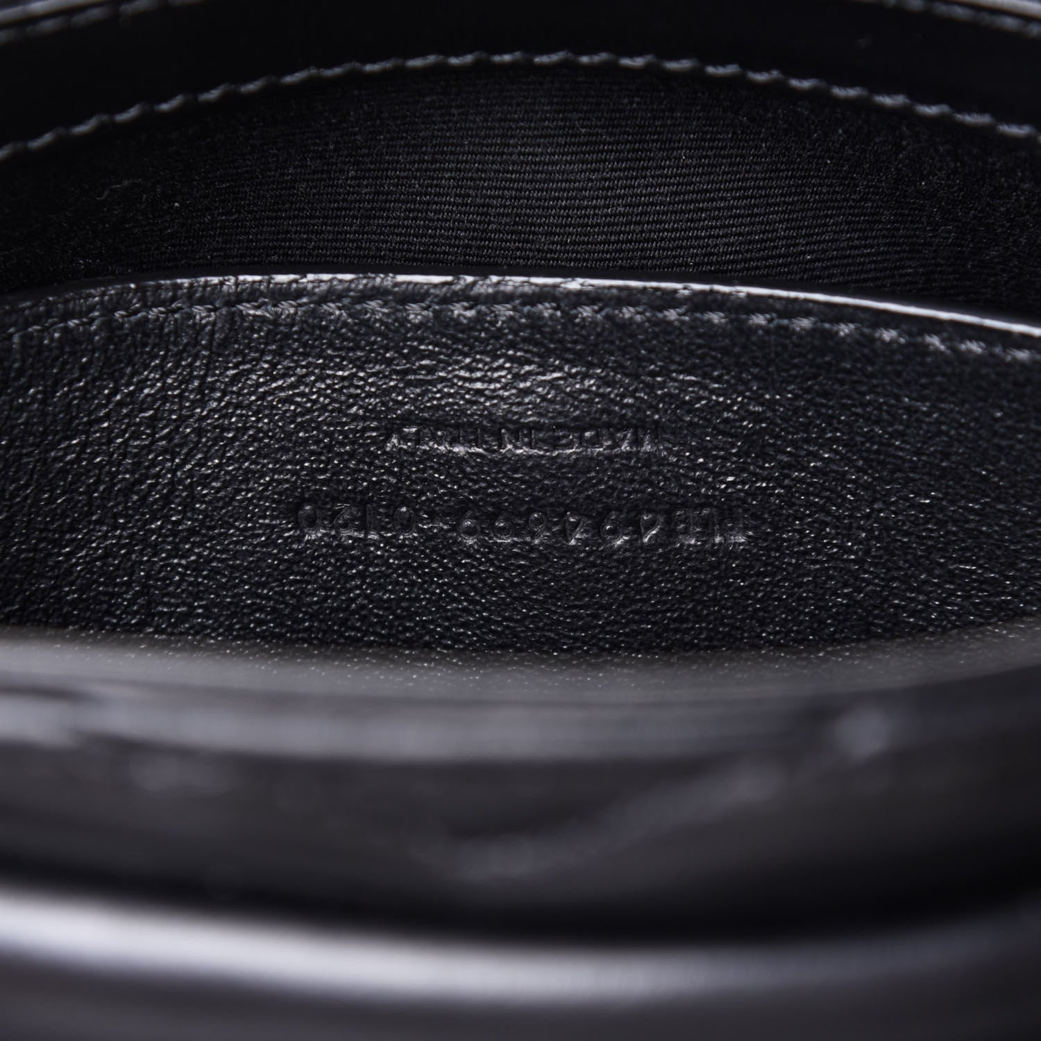Saint Laurent Calfskin Y Quilted Monogram Small Loulou Chain Satchel Black 7 of 10