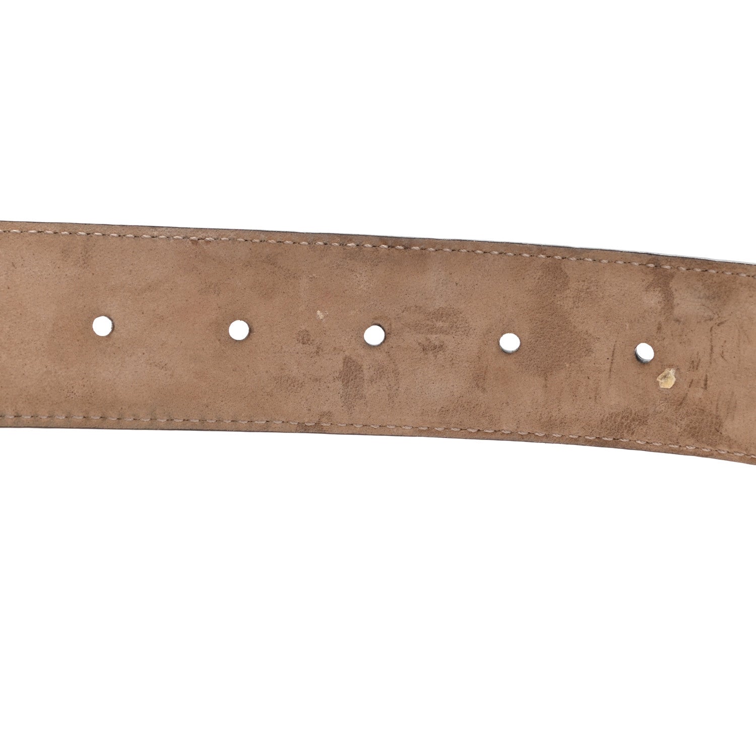Gucci Guccissima Signature Interlocking G 37mm Belt 85 34 Black 5 of 7