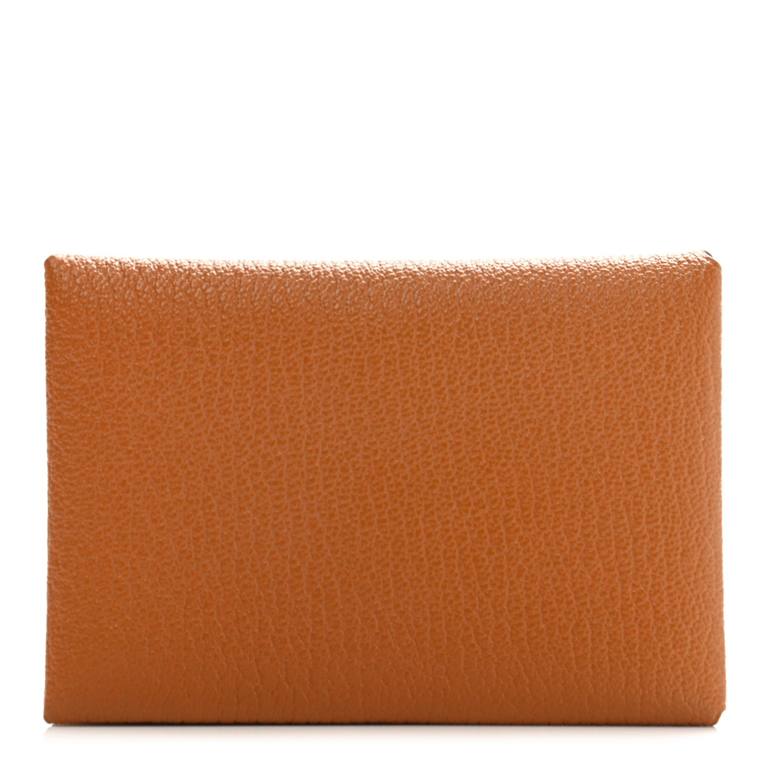 Hermes Chevre Mysore Verso Calvi Duo Card Case Caramel Rose Sakura 1 of 7