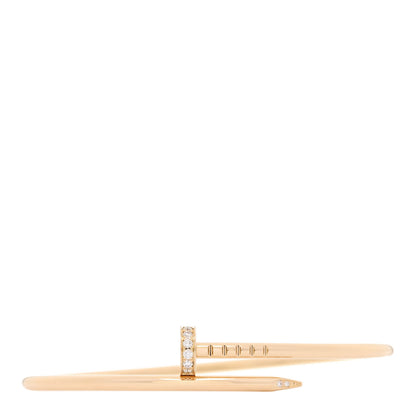 Cartier 18K Yellow Gold Diamond Small Juste Un Clou Bracelet 16 1 of 4