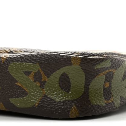 Louis Vuitton Monogram Graffiti Pochette Accessories Kaki 10 of 13
