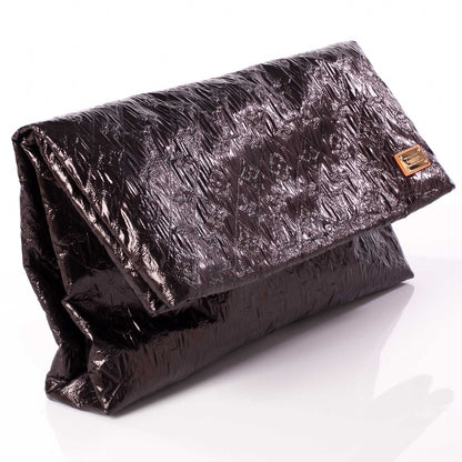 Louis Vuitton Jacquard Quilted Monogram Limelight Clutch GM Black 2 of 9