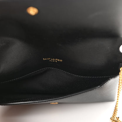 Saint Laurent Smooth Calfskin Monogram Phone Holder Crossbody Black 5 of 10
