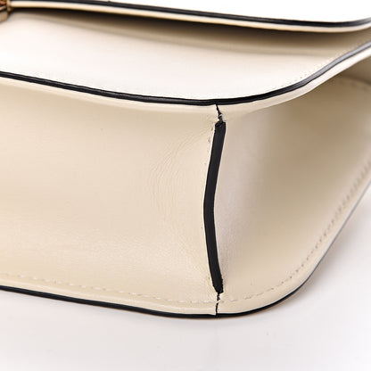 Valentino Garavani Vitello Medium Glam Lock Rockstud Flap Light Ivory 9 of 9