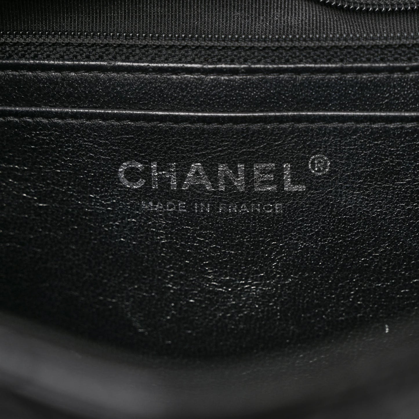 Distressed Patent Quilted Jumbo Single Flap Black