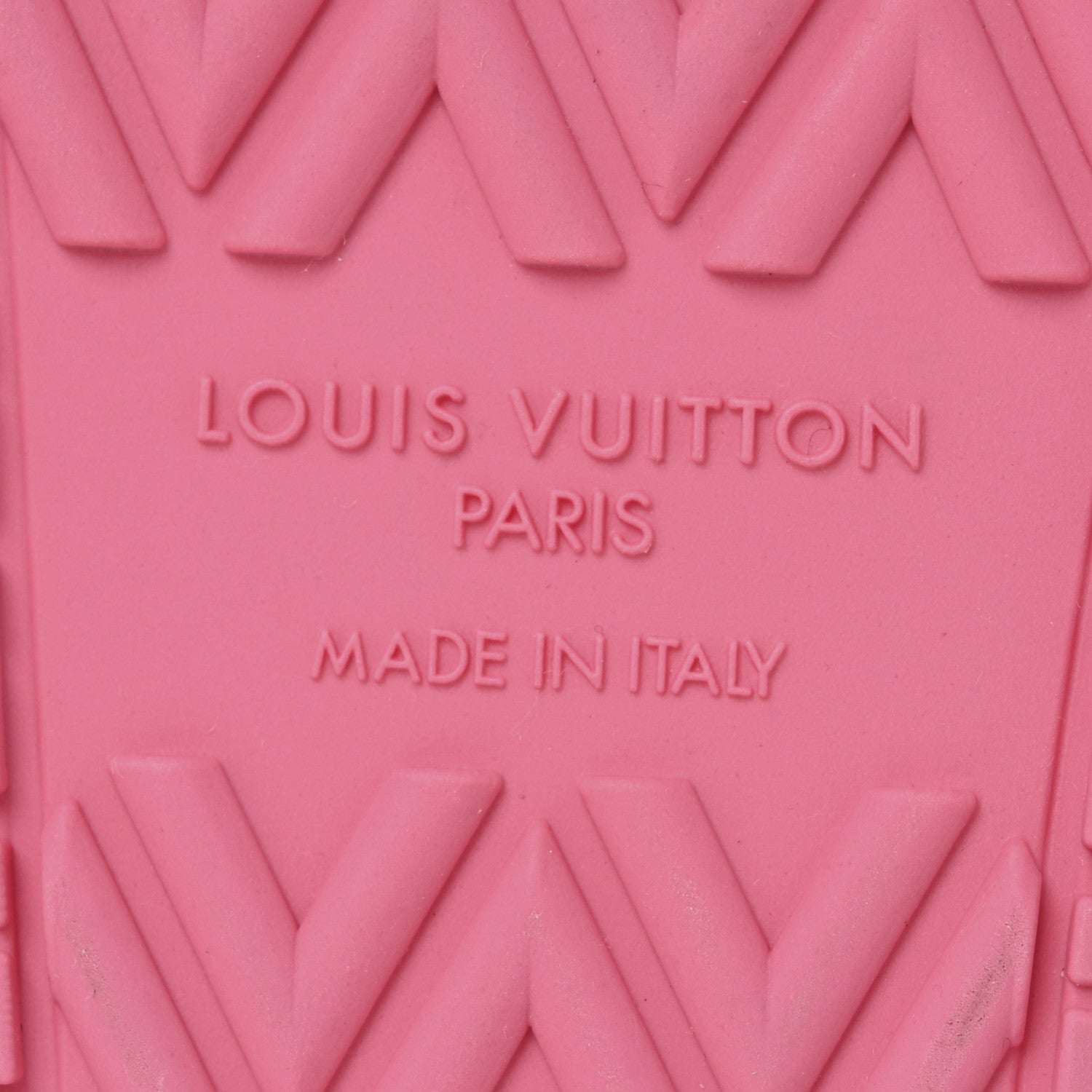 Louis Vuitton Calfskin Monogram Embossed Bom Dia Flat Mule Sandals 37 Pink 7 of 11