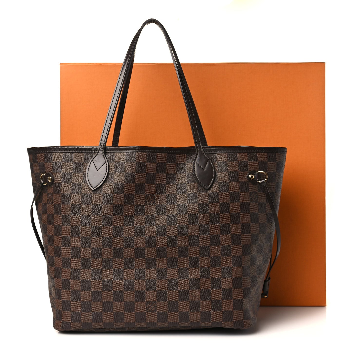 Damier Ebene Neo Neverfull MM Rose Ballerine