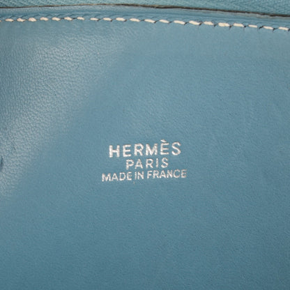 Hermes Taurillon Clemence Bolide 31 Blue Jean 6 of 6