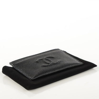Chanel Caviar Timeless CC Card Holder Black 4 of 8