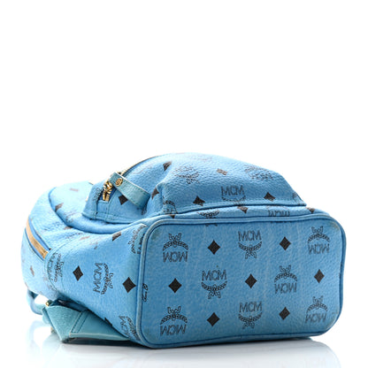 MCM Visetos Mini Stark Backpack Blue 4 of 21