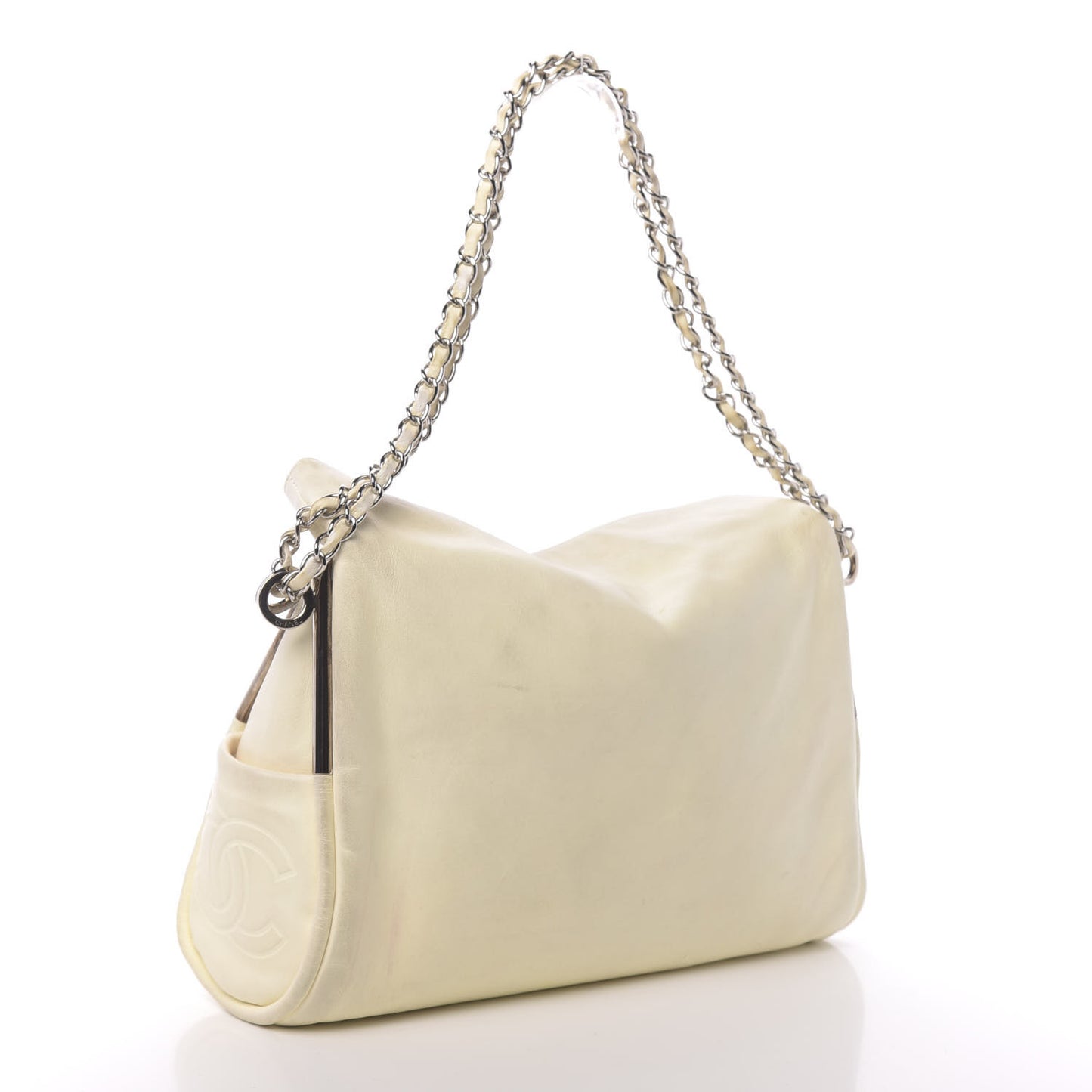 Lambskin Medium Ultimate Soft Tote Ivory