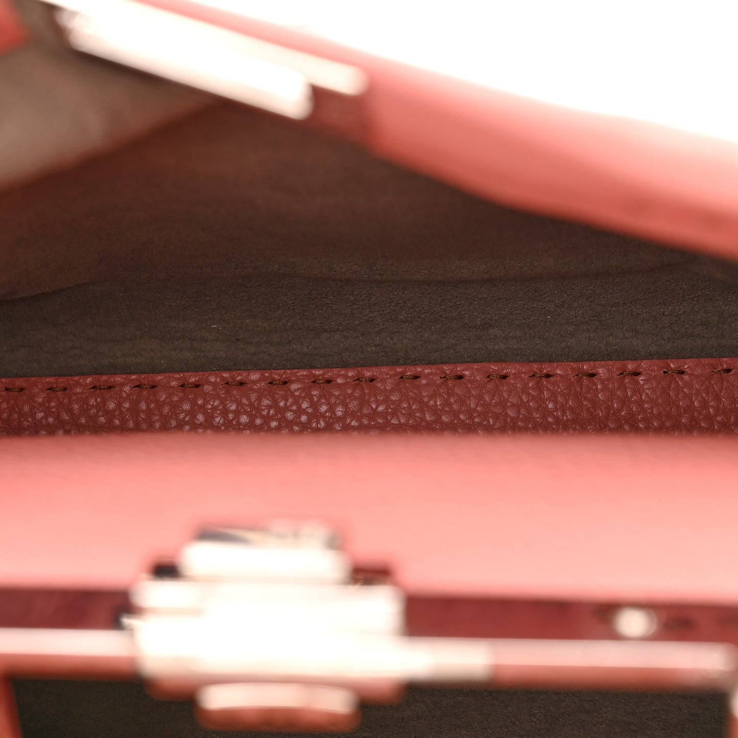 Cuoio Romano Selleria Elaphe Lace Up Medium Peekaboo Iconic Satchel Make Up Taupe