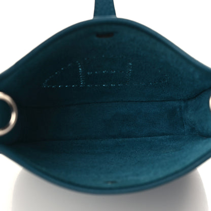 Hermes Taurillon Clemence Evelyne TPM Vert Bosphore 5 of 10