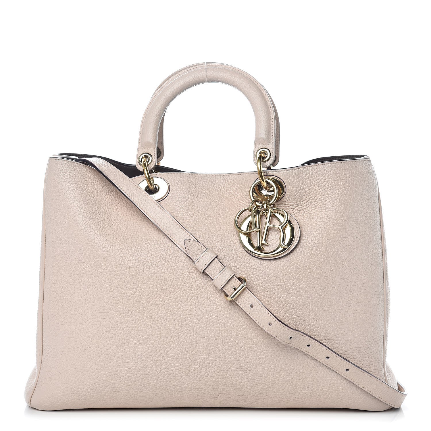 Christian Dior Bullcalf Large Diorissimo Tote Rose Poudre 4 of 22
