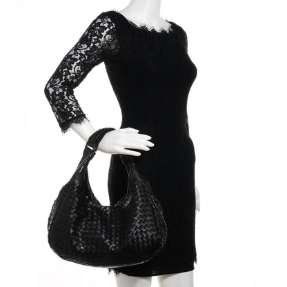 Bottega Veneta Nappa Intrecciato Medium Campana Nero Black 2 of 9