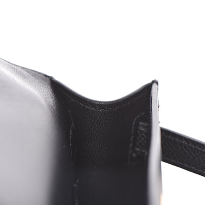 Hermes Epsom Mini Kelly Sellier 20 Black 23 of 31
