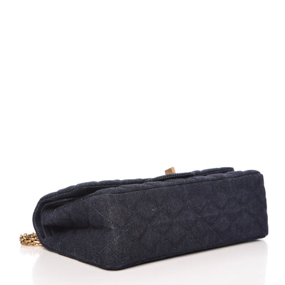 Chanel Denim Quilted 2.55 Reissue 225 Flap Dark Blue 4 of 9