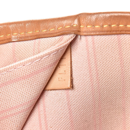 Louis Vuitton Damier Azur Neo Neverfull MM Rose Ballerine 7 of 15