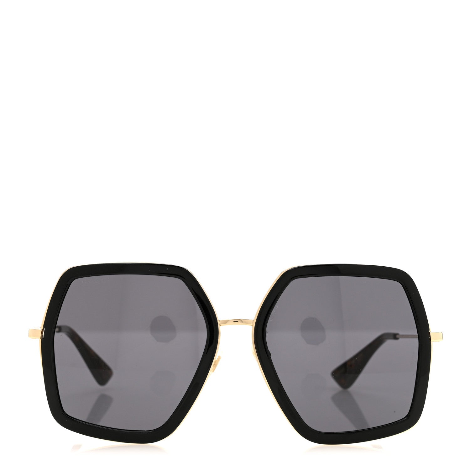 Gucci Acetate Oversize Square Frame GG0106S Sunglasses Black 2 of 7
